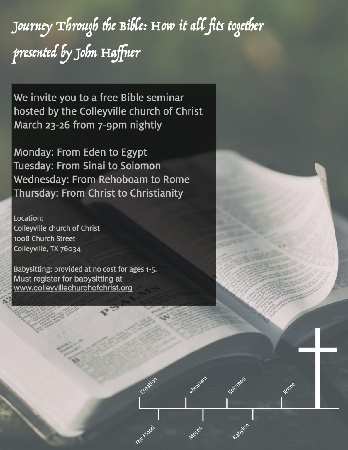 Bible-Seminar-flyer – Colleyville church of Christ